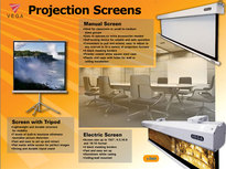 Interactive whiteboard slide design for VEGA Projection Screens.