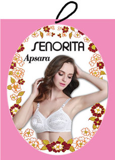 senorita apsara white colour brassiere mobile design