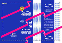 Avalon Photocopy Pper wrapper design artwork.