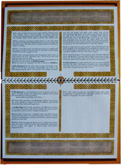 Layout and design of two pages containing recipes from the cookery book of the last Kandyan Dynasty.