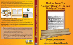 Cover design of the cookery book of the last Kandyan Dynasty