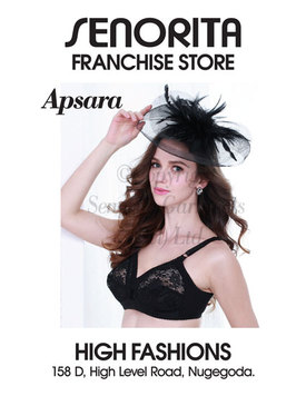in-store poster design for senorita brassieres